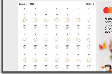 weather forecast one month